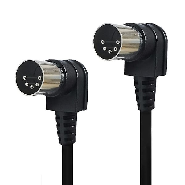 1m 1,5m 3 meter 5-polet Midi Kabel Han-til-Han Kabelledning Din Stikkontakt 1m 1m