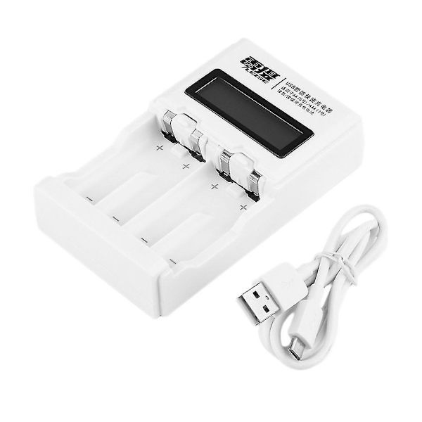 Intelligent Skærmdisplay Hurtig Opladning Batterilader