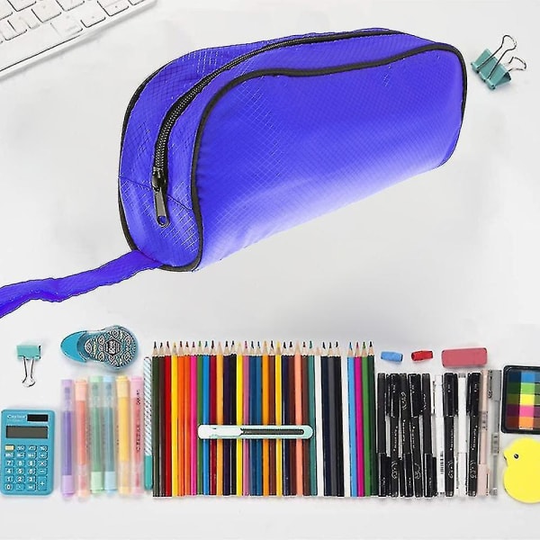 Bæretaske til værktøj, arrangørtaske med stor kapacitet til kuglepenne tilbehør Bæretaske Blue