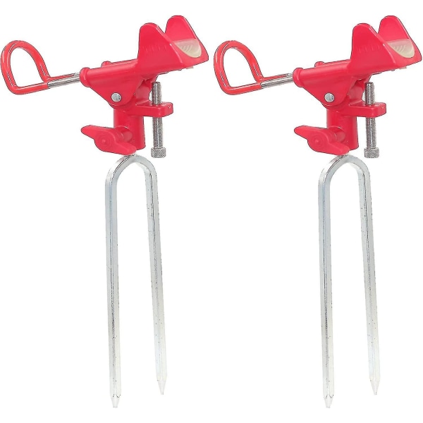 Fiskestavs Holder Til Bankfiskeri Jordstøtte Stativ Fiskestav Foldbar Holder