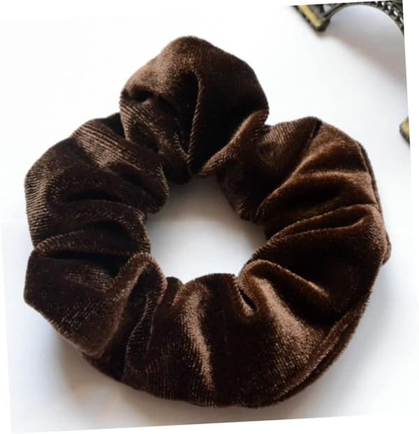 16 stk. fløyels hårstrikker, elastiske scrunchies for hår til kvinner, gutter og jenter