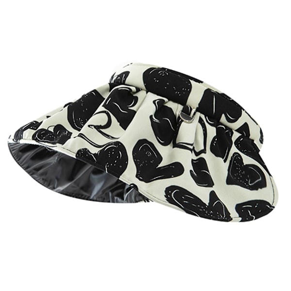 Lett Nylon Tom Hat For Shell Hat Myk Fiskehatt For Utendørs Sport White black