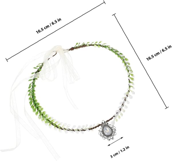 Fehodeplagg for kvinner Rhinestone Bladkrone Fasjonabel Unik Design Enkel