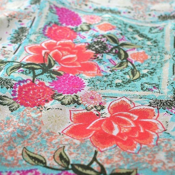 Naisten Kesämekko Kukallinen Paita Kimono Takki Rento