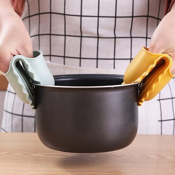 Mini Mitt Gryteklut Søt Dumpling Form Silikon Klypegrep Silikon Mini Ovnvotter