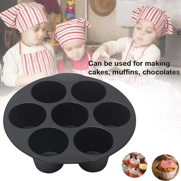 Silikon Muffinsforme, Non-stick Bageform til Cupcakes, Universal Chokolade Muffinsform, Rund Muffinsform Bageplade Non-stick Bageform
