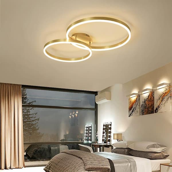 78cm Dæmpbar Loftlampe Cirkel Design Flush Mount