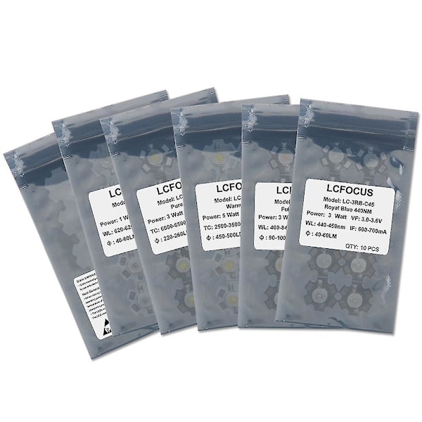 Tehokas LED COB-siru 1w 3w 5w Täyspektrinen