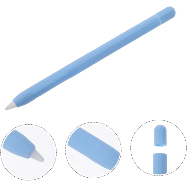 Silikon Stylus Penn Etui Beskyttelsesdeksel for Blyant 2 Unik Gulrotholder Sklisikker Robust