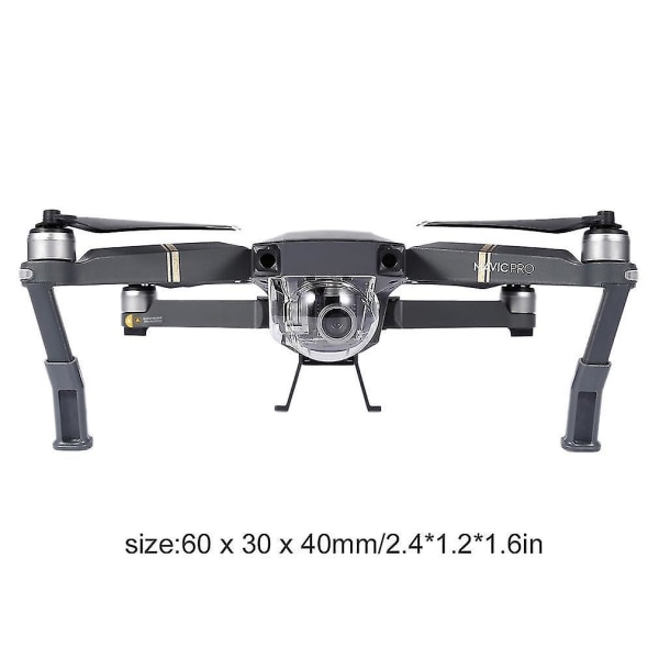 Bærbar DJI Mavic Pro Forlængelseslandingsstel Tripod Forhøjet Landing Gear