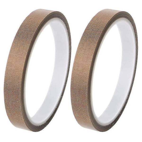 2 Ruller PTFE Bånd/PTFE Bånd til Vakuumforsegler, Hånd- og Impulsforsegler (1/2 tomme x 33 fod)