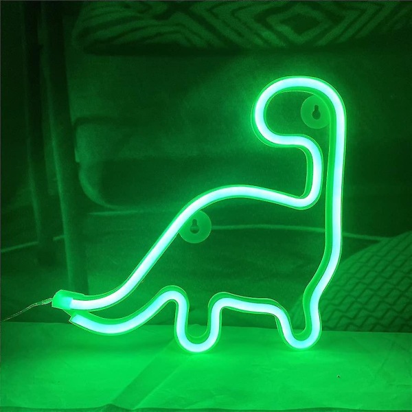 Dinosaur Neon Skilte Natlampe Til Børn Gaver Led Dinosaur Neon Skilte Dino Lampe