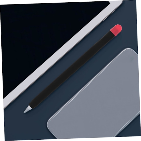 1 Sæt Silikone Etui Tablet Touch Sleeve Stylus Holder Elastisk Blyantholder