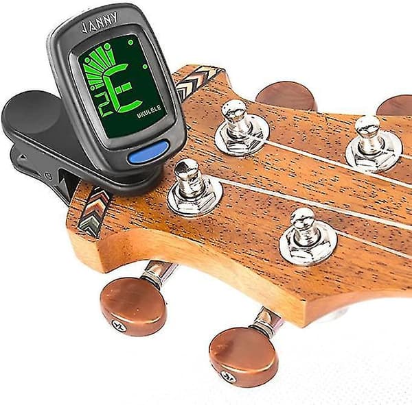 Klips-på Stemmestemmer LCD Display Guitar Kromatisk Bas Ukulele