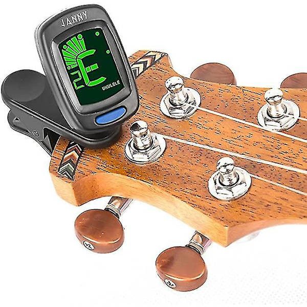 Kompakt Clip-on Stemmer LCD Display til Guitar Ukulele