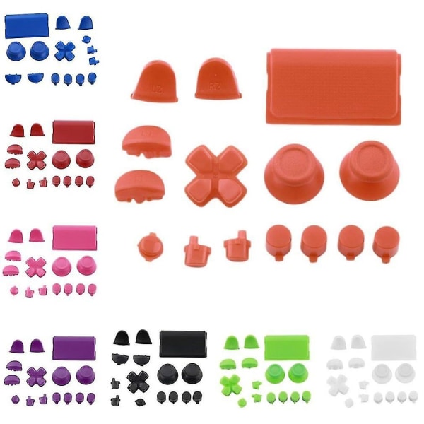 Udskiftningsknapper Mod Kit til PS4 Controller Solid