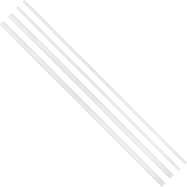 4 stk. PC runde rørsett, 5 mm ytre diameter X 4 mm indre diameter 10 mm ytre diameter X 8 mm indre diameter