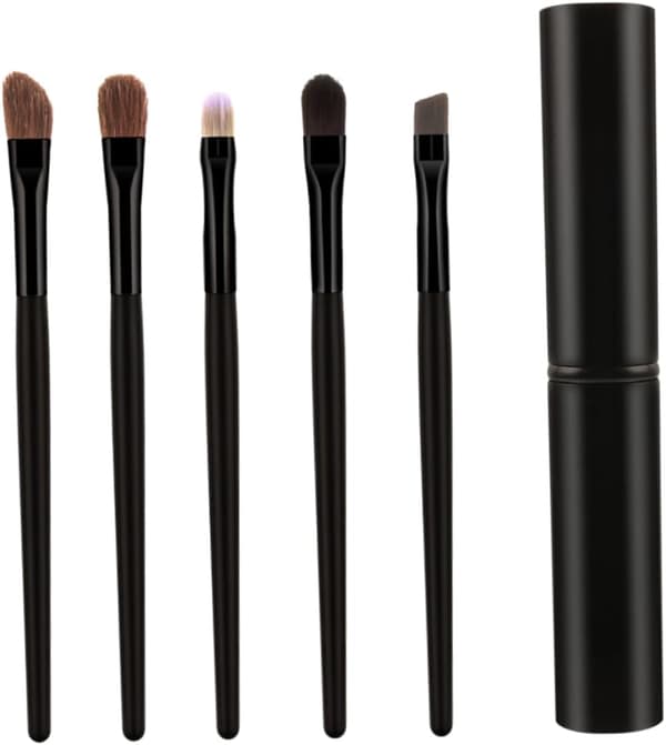 10 st bärbara ögonskuggsborstfodral Ögonskuggsborste Kosmetiskt förvaringsfodral för rese-makeup och kit