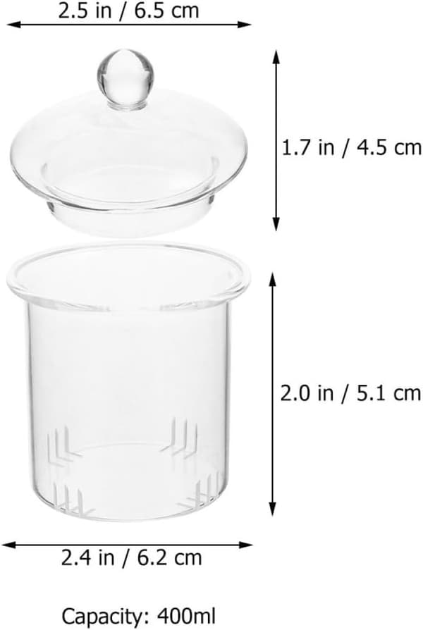 Teinfuser Teinfuser Erstatning 400 ml Glass Avtakbart Erstatningstilbehør for Hjemmebrygging