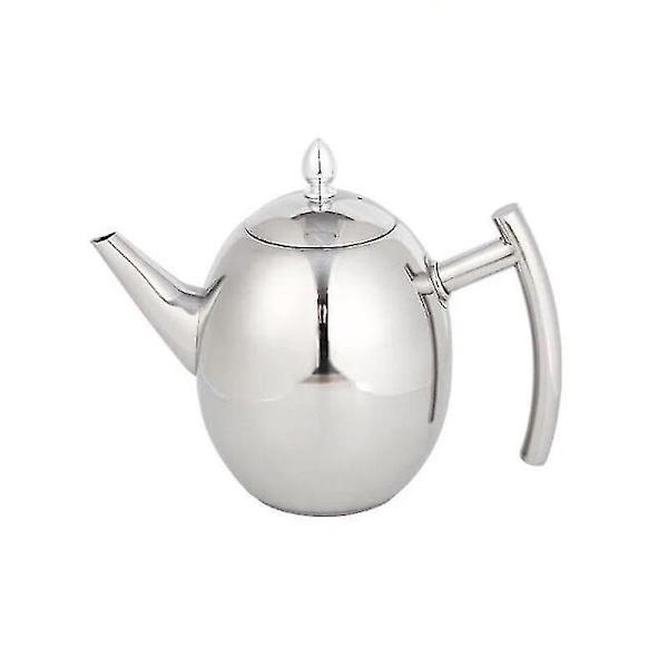 Rustfrit Stål Tekander Infuser Kaffekedel Sølv