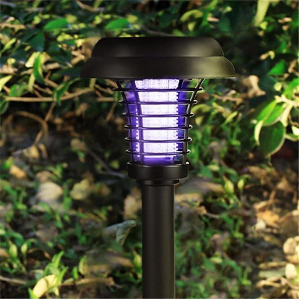 1 kpl Hyönteisten Tappaja Ulko-aurinkoenergiainen Hyttysen Ansa Lamppu UV LED