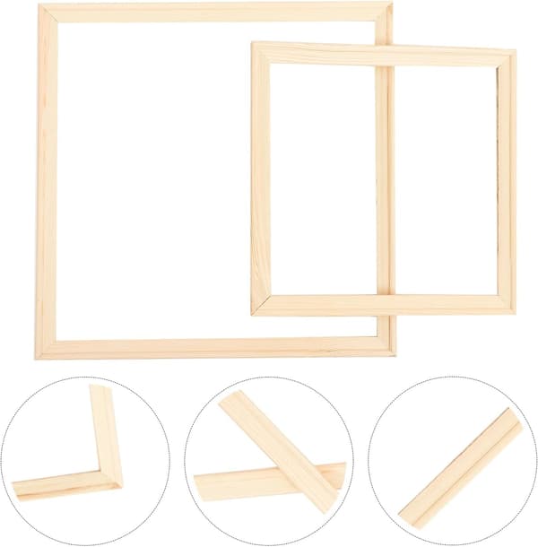 Furu DIY Målarramset med tappfog, 30 cm och 40 cm spännramar