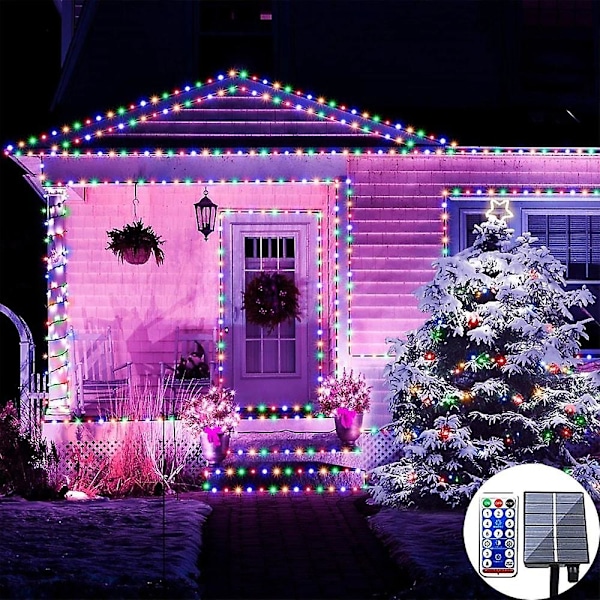 Solcellsdrivna utomhus-fairylights 30m 50m Vattentäta