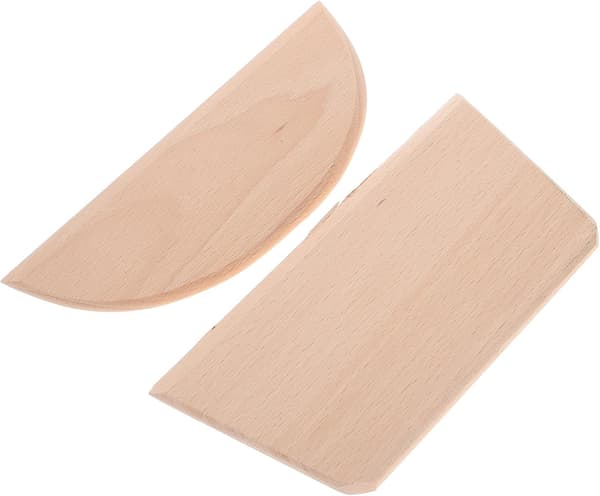 2 stk. deigkuttere i tre, halvsirkel og trapesformet bakervarer