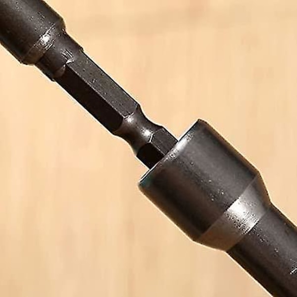10 st Hex-hylsor med magnetisk mutterdragare 6 mm