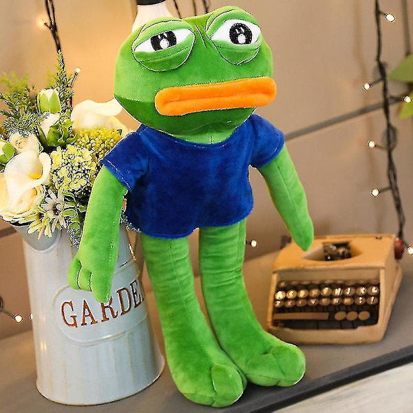 50-90cm Sød Pepe Den Trist Pludsefigur 4chan Legetøj Fyldte Dyr Dukker Til Børn Elskelig 50cm