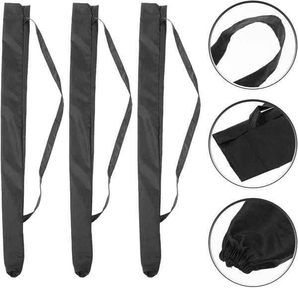 3st Paraplyskydd med rem Vattenabsorberande skyddande paraplyfodral för utomhusbruk under regniga dagar