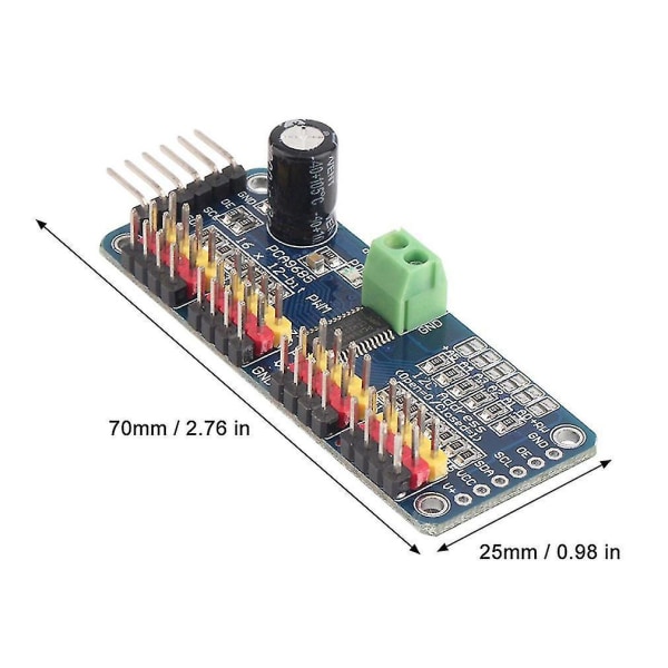 PCA9685 16-kanals Servo Motor Driver I2C Modul