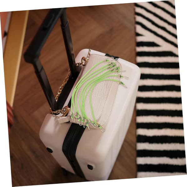 10 stk. elastiske bagagestropper med metalkroge Mini Bungee Cords