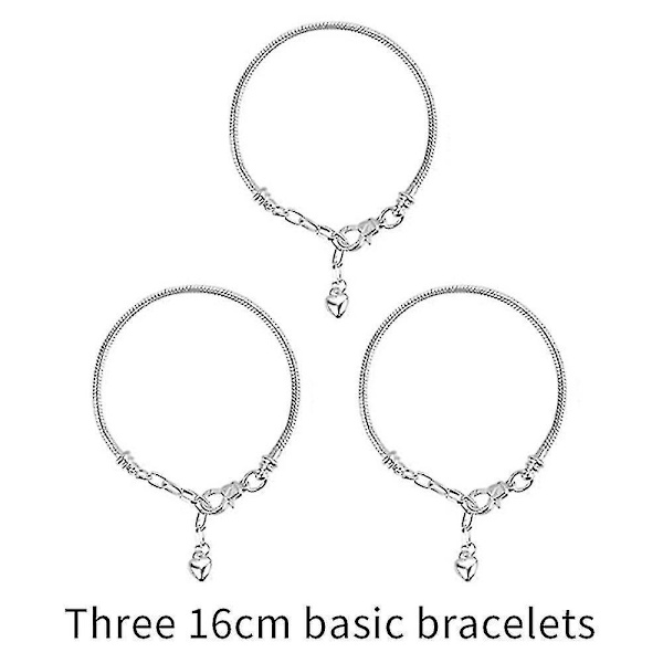 Armbandssats för flickor, pärlor, smycken, DIY
