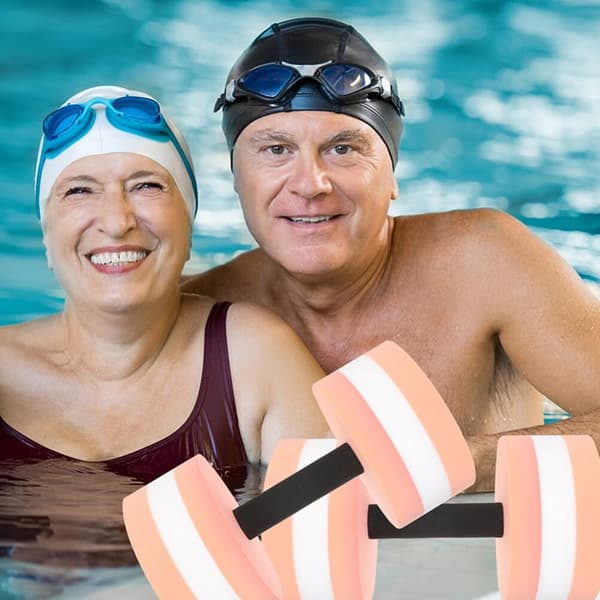 Vattenvikter Set 4st Poolhantlar Hantelset för Vattenaerobics Poolträningsutrustning