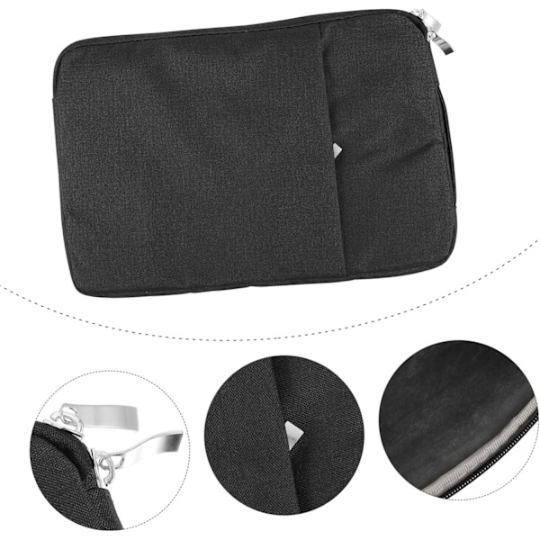 Stilfuld 11-tommer Laptop Taske Håndtaske Håndtag Tablet Laptop Sleeve Taske med Glat Lynlås og Beskyttelse mod Ridser