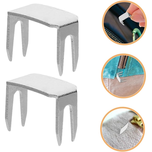 St Zipper Slider Retainer Toppstopp Bottenstopp Fix Dragkedja Reparationssats