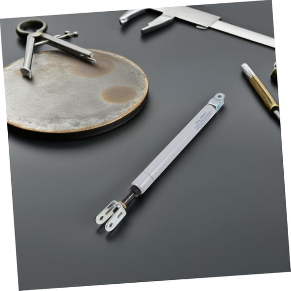 Barberstol Hydraulisk Løft Gassfjær Hvit Jernmateriale Støyreduserende Design