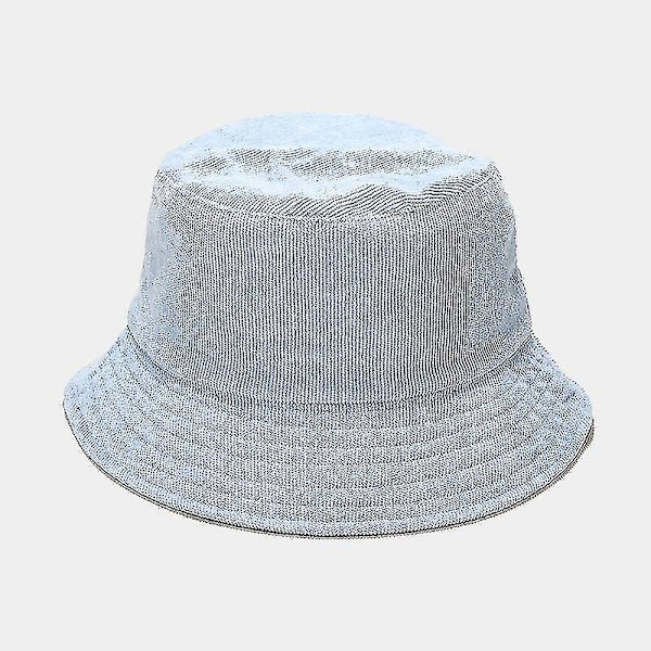 Høst-Vinter Bucket Hat Solid Fiskerhatt Kordfløyel Solhatt Reversibel Hip-Hop Caps Foldbar Billig Jakthatt Fiskehatt Light blue