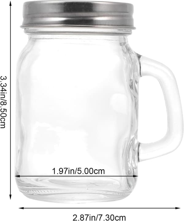 2st Kryddflaskor Kryddförvaringsflaskor Mini Glas Aluminium Kryddbehållare Förvaring