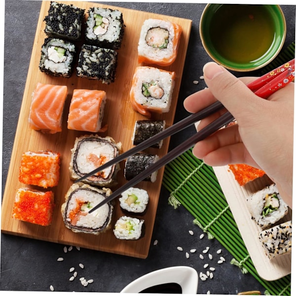 Japanilaiset puiset syömäpuikot pariskunnille, 2 parin setti, turvallinen kotiin, ravintolaan ja lahjaksi