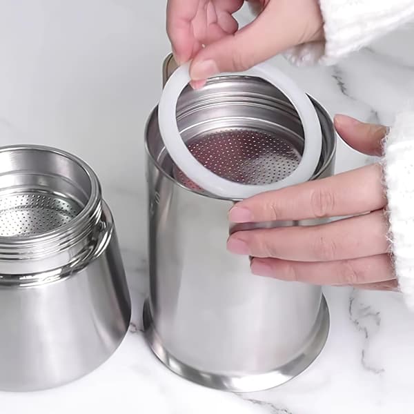 Kaffekanne Silikonpakning Espressomaskin Deler 9 Kopp Størrelse Silikonmateriale Enkel å Installere Solid Erstatning
