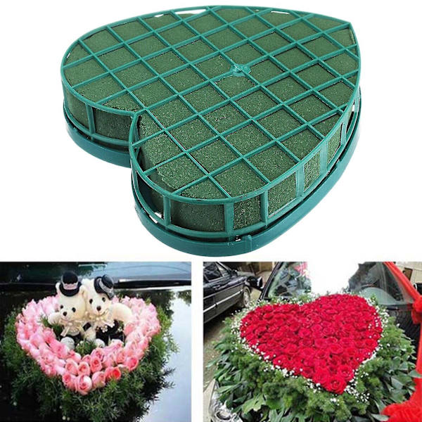 Skum för Blommor, Hjärtformad, Färskt Skuren, Oasis, för DIY