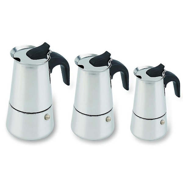 2-kopps Perkolator Koker Topp Kaffemaker Moka Pot
