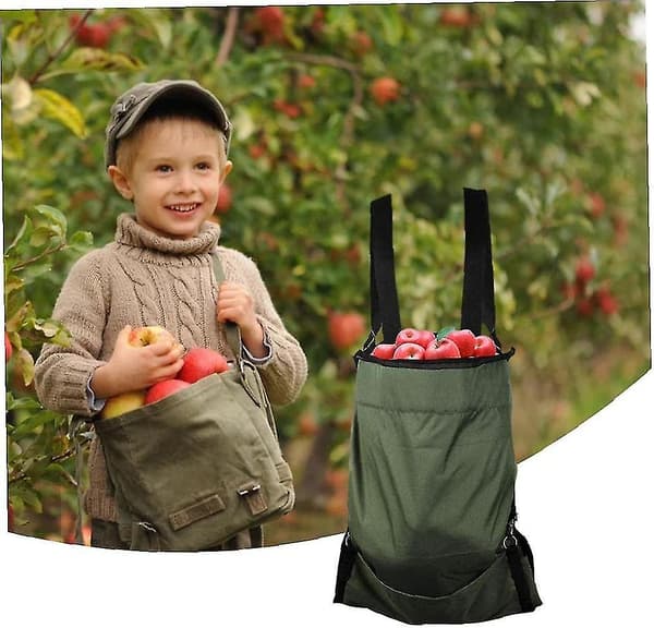 Fruktplukkepose, Justerbar Vanntett Hageforkle, Fruktplukkepose, Oppbevaringspose