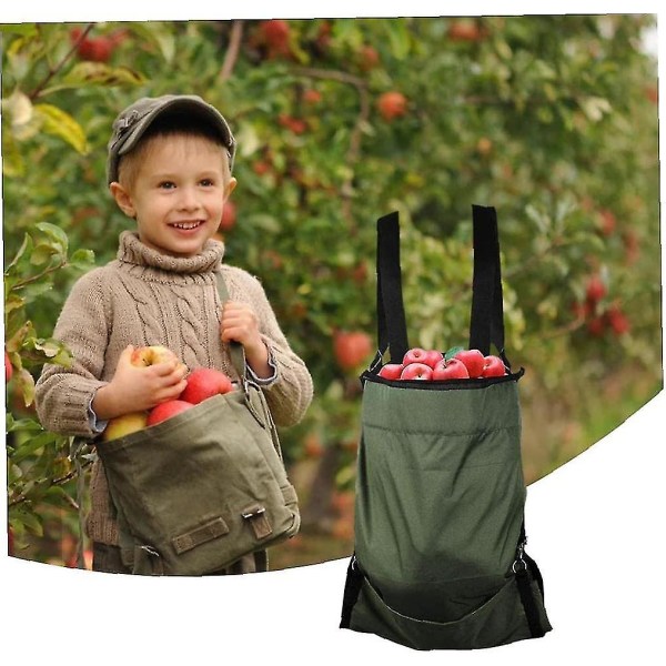 Fruktplukkepose, Justerbart Vanntett Hageforkle, Fruktplukkepose, Oppbevaringspose
