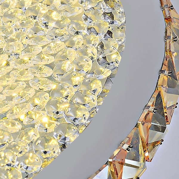 1-lys 44,5 cm Mini Style LED Flush Mount Metall Krystall