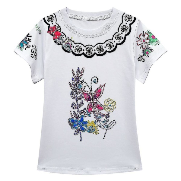 Encanto Mirabel Fancy Up Kostyme for Jenter 7-8 Years
