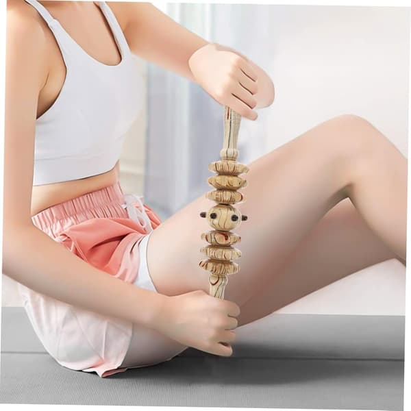 Træmassagevalse til mavemassager Multifunktionel sundhedsbevarende massager