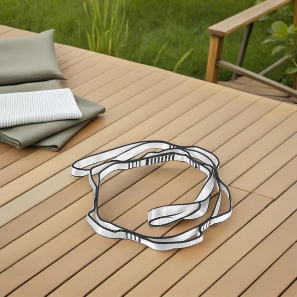 3 st förlängningsremmar för yoga och klättring, robusta dubbelskiktade polyester Daisy Chain-remmar